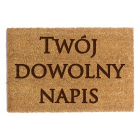 Wycieraczka z dowolnym napisem, 60x90cm