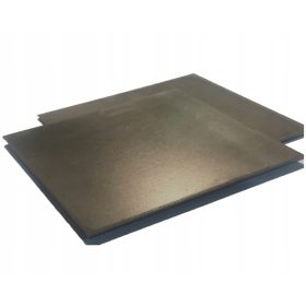   Pločevina iz jekla, črna jeklena pločevina debeline 5 mm, pravokotne oblike dimenzij 350x700 mm