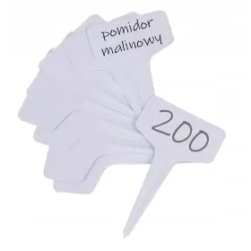    IDENTIFIKACIJA RASTLIN STOJEČA RASTLINA 60x30mm VRTNI LONEC ZA RASTLINJAKE 200