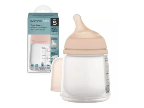 SUAVINEX STEKLENICA ZERO ZERO 180ML Z NASTAVLJIVIM PRETOKOM