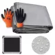 Vodoodporna zaščitna ponjava z UV filtrom in aluminijastimi obročki - 260g/m2, 4x4m