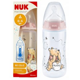   NUK steklenica First Choice+ 300 ml 0m+ s senzorjem temperatire KUBUŚ