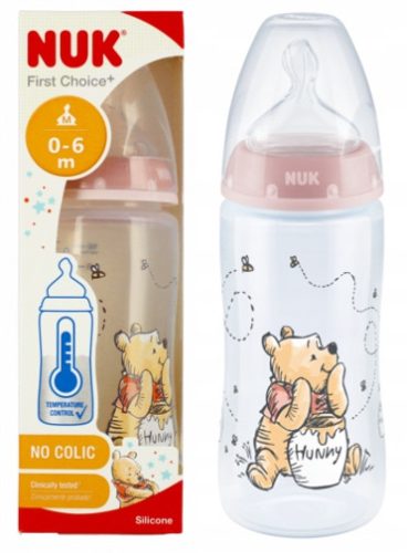 NUK steklenica First Choice+ 300 ml 0m+ s senzorjem temperatire KUBUŚ