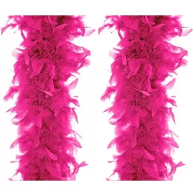 PartyDeco roza BOA šal za novoletno pustno zabavo 180 cm