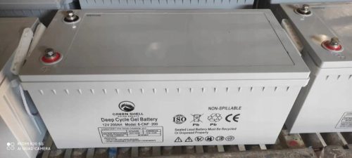  Akumulator Solarni gel akumulator 12V 200Ah/10H GREEN SHELL 6-CNF-200