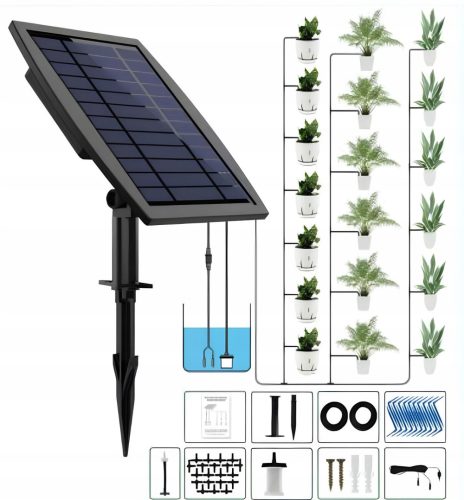Slovenski solarni namakalni sistem za 20 rastlin