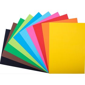   Barvni karton Bristol B2 Veseli Color 270g MIX 10barv, paket 20 kosov