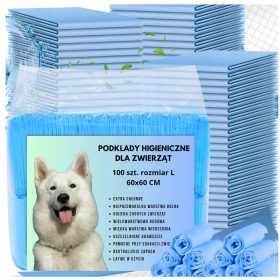   Higienske podloge za pse za učenje uriniranja 60x60 M 100 kosov SUPER VPITNE