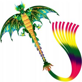 Latawiec Smaragdni Velikan Zmaj 1,5 x 5,2M