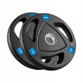   Olimpijski komplet uteži iz litega železa 2x10 kg 20 kg 51 mm Rebel Plates