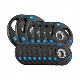   Olimpijski utežni komplet iz litega železa 30 kg 51 mm Rebel