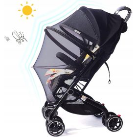   Mreža proti komarjem za otroški voziček - Zaščita pred soncem, insekti, dežnikom