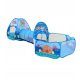 HH Ocean Adventure Kids 6m+ Play Tent with Self-Assembling Tunnel