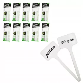  Komplet 10 rastlinskih etiket 3,5 x 5,5 cm, višina 15 cm