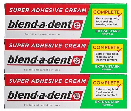 Blend-a-dent Močno Lepilo za Zobne Proteze 47 g