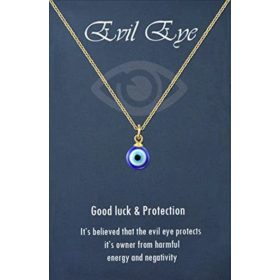   Obesek Očarljivo Zaščitno Oko Preroka Verižica Talisman Amulet Zlato