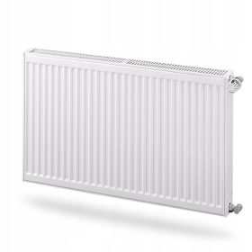   Jekleni dvojni panelni radiator Purmo 1750 W bel 1100 x 550 x 102 mm - stranski priključek