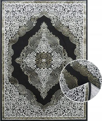 Optimized name: Eleganten črno-zlati klasični boho preproga Berfin 120 x 180 cm

Optimized description: Ta eleganten črno-zlati klasični boho preproga Berfin je del kolekcije DWM Elite, ki je idealen 