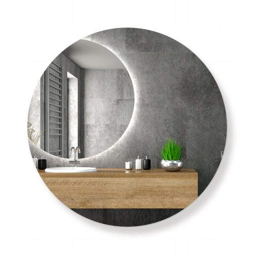 Ceramik Studio Lučno Ogledalo z LED Osvetlitvijo, Okroglo, 70 cm