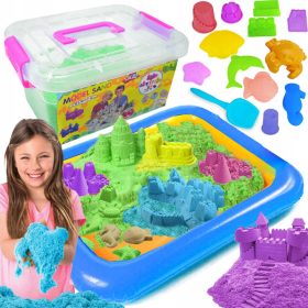 Azaris Slovenian Kinetic Sand Playset 6 col