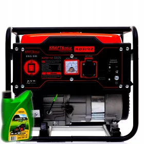   Kraft&Dele Agregat Prądotwórczy Jednofazowy 1700W Benzinski Generator + RST Rokavice Velikost 10 - XL 1 Par