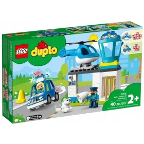  LEGO Duplo Kompleks Policijske postaje in Helikopter Avto 10959