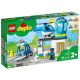 LEGO Duplo Kompleks Policijske postaje in Helikopter Avto 10959