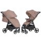 Wózek za otroke Carrello Bravo 2024 Royal Beige do 22 kg, Amortizacija za terensko uporabo
