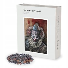    Sestavljanka za odrasle - Tuzzle - Klovn za nočno izmeno, 1000 kom. 50x70