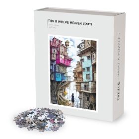    Puzzle Tuzzle AI & I 1000 kosov Puzzle - Tuzzle - Kjer se nebo začne 1000 kosov T1000-CIT