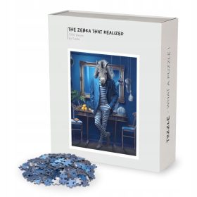    Puzzle Tuzzle AI & I 1000 kosov Puzzle - Tuzzle - Zebra, ki je razumela 1000 kosov T1000-ZEB