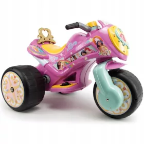   DISNEY PRINCESS ELEKTRIČNI TRIKOLESNIK ZA OTROKE Z 6V BATERIJAMI INJUSA