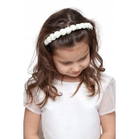   Trak za lase za deklice s cvetličnim vzorcem, elegantna dekoracija za posebne priložnosti, komplet obhajila OP16