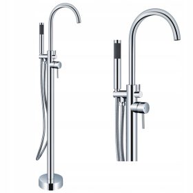   Braider Memoria dvoročna samostoječa armatura za kad in tuš, krom