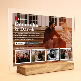   Netflixov personalizirani okvir za fotografije na akrilnem steklu
