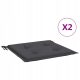 Vrtne blazine Oxford - 40x40 cm - antracit