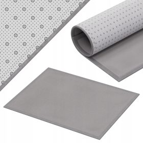   Mehka izobraževalna preproga za otroke Gioco 80 sive barve 150 x 200 cm