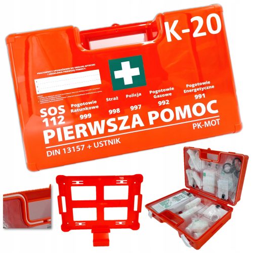 Komplet prve pomoči K20.2 DIN13157 x 2+ ustnik