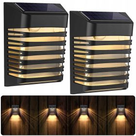   Pametna črna vrtna stenska svetilka z integriranim 10 W LED virom