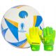 PIŽAMA ZA OTROKE ADIDAS MUNDIAL EURO24 + VRATARSKE ROKAVICE METEOR 6