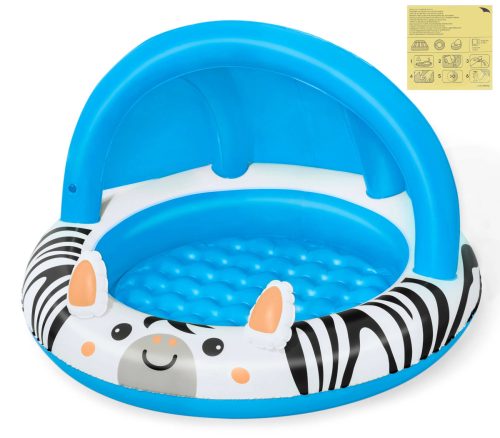DMUCHANY MINI BASEN Z DASZKIEM UV DLA DZIECI • Bestway 91018