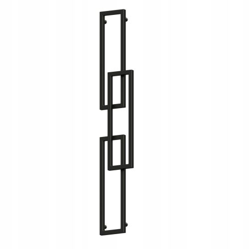 Radiator Aureus Slim 171/30 črn vertikalni dekorativni radiator