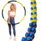  Hula obroč z zatiči Hop-Sport 110 cm črn