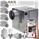 Turbina za kamin Darco - Komplet za ogrevanje 6 prostorov do 100m²