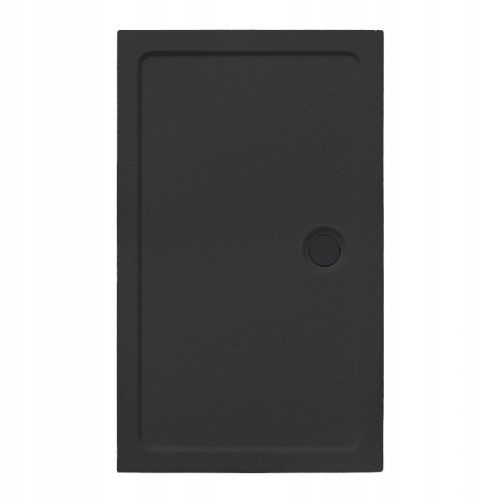 Brodiček za tuširanje Hydrosan Slim Silk Black 130x90 cm