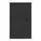 Brodiček za tuširanje Hydrosan Slim Silk Black 130x90 cm