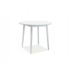 Okrogla miza Larson Signal 90 x 90 x 75 cm bela