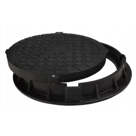   Pokrov jaška za greznico B125 (12,5T) Ø600/800 ključavnica