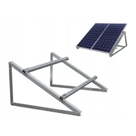    MONTAŽNI SISTEM ZA 2 PV MODULA VERTIKALNO NA 35-stopinjske TRIKOTNIKE.