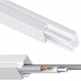 Elektroinstalacijska letev PVC-U 15x17x2000 mm 36 kosov